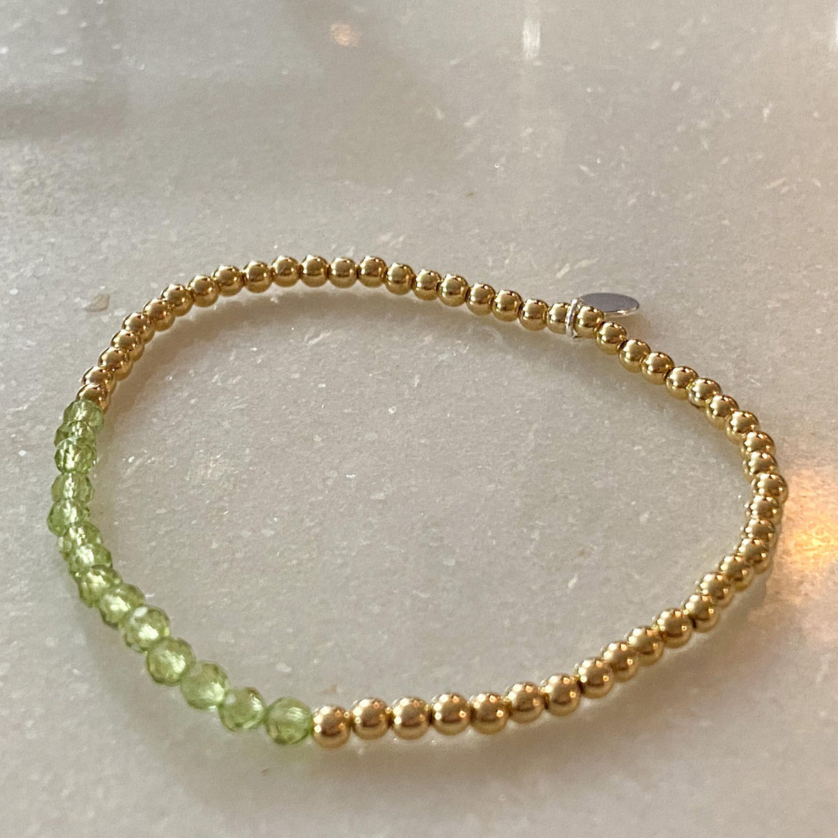 Gold Filled Genuine Gemstone Bracelet