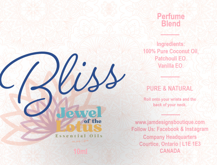 Bliss Perfume - Essential Oil Roll - on